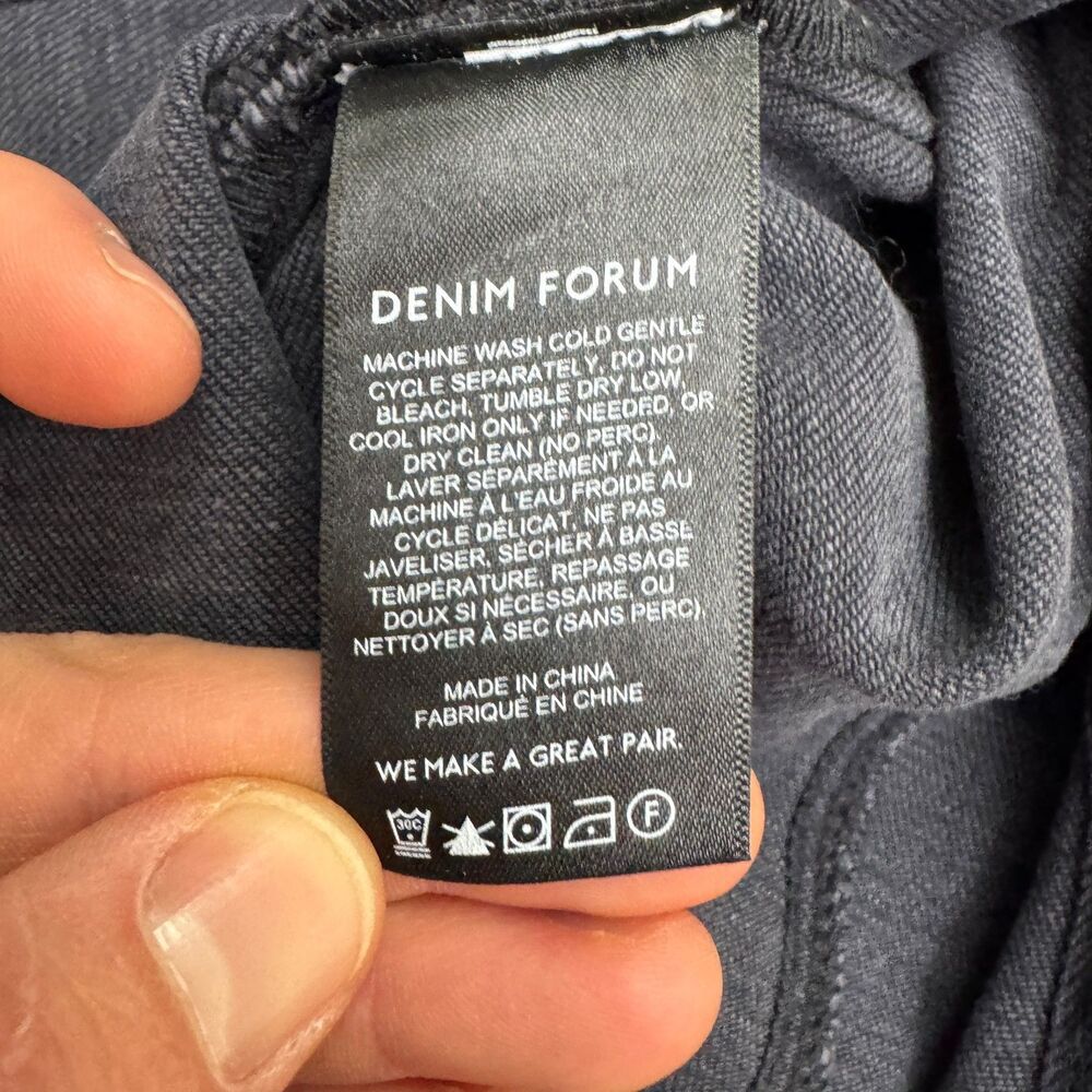 Denim Forum Aritzia Eyeliner Traceur Yeux Noir Midi Dress Womens Small Black NWT - Picture 8 of 16